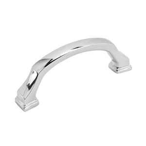 Revitalize 3 in. (76mm) Traditional Polished Chrome Arch Cabinet Pull