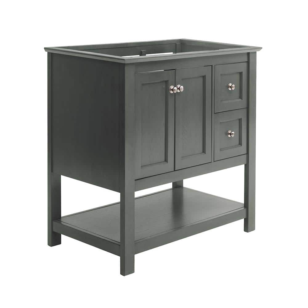 Manchester Regal 36 in. W Bathroom Vanity Cabinet Only in Gray Wood -  Fresca, FCB2336VG