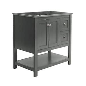 Manchester Regal 36 in. W Bathroom Vanity Cabinet Only in Gray Wood