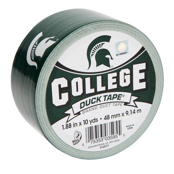 Duck College 1-7/8 in. x 30 ft. Michigan State Duct Tape (6-Pack)