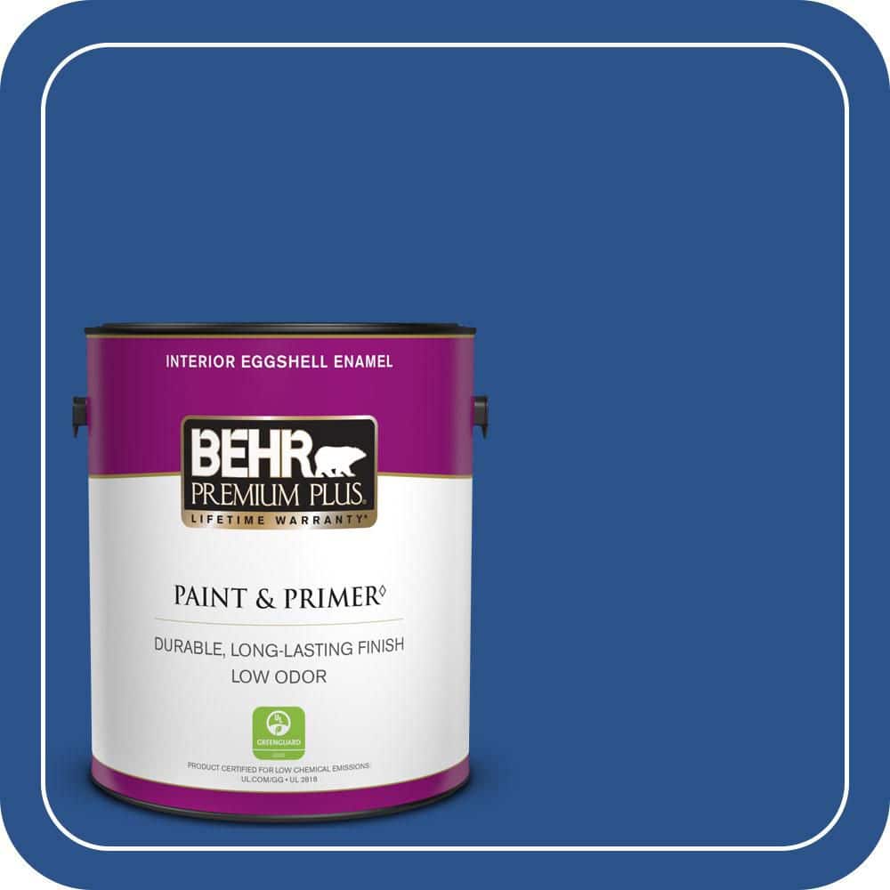 1 gal. #P520-7 Flashy Sapphire Eggshell Enamel Low Odor Interior Paint & Primer price history on PriceWatchPro