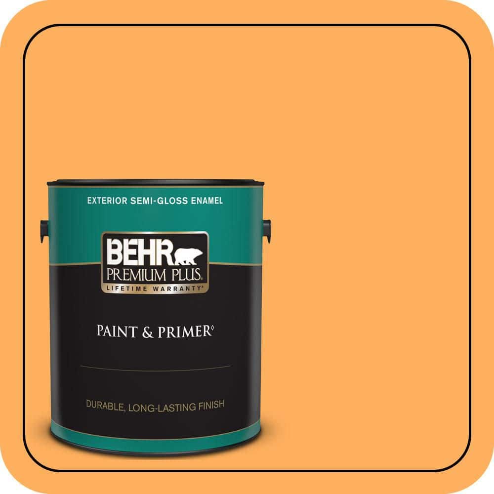 1 gal. #280B-5 Vintage Orange Semi-Gloss Enamel Exterior Paint & Primer price history on PriceWatchPro