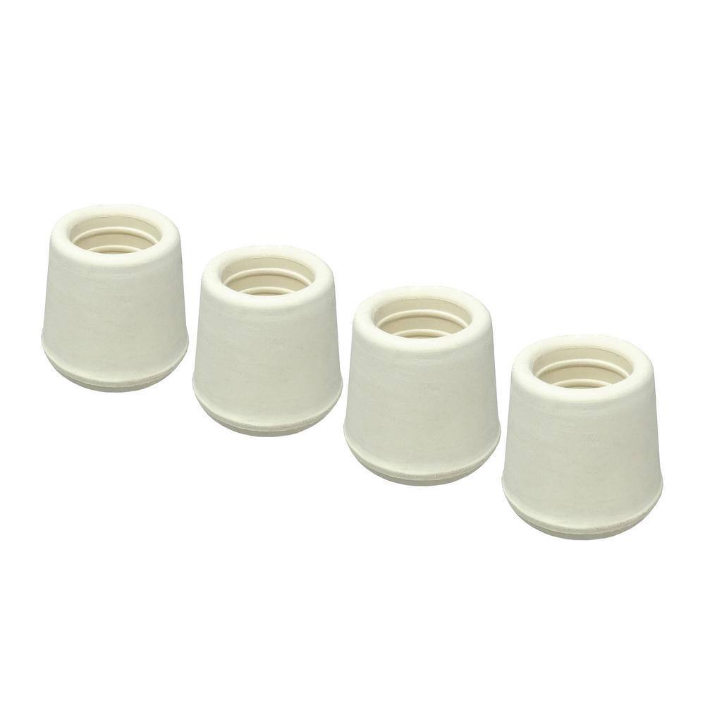 Everbilt 7/8 in. OffWhite Rubber Leg Tips (4Pack) 49120 The Home Depot