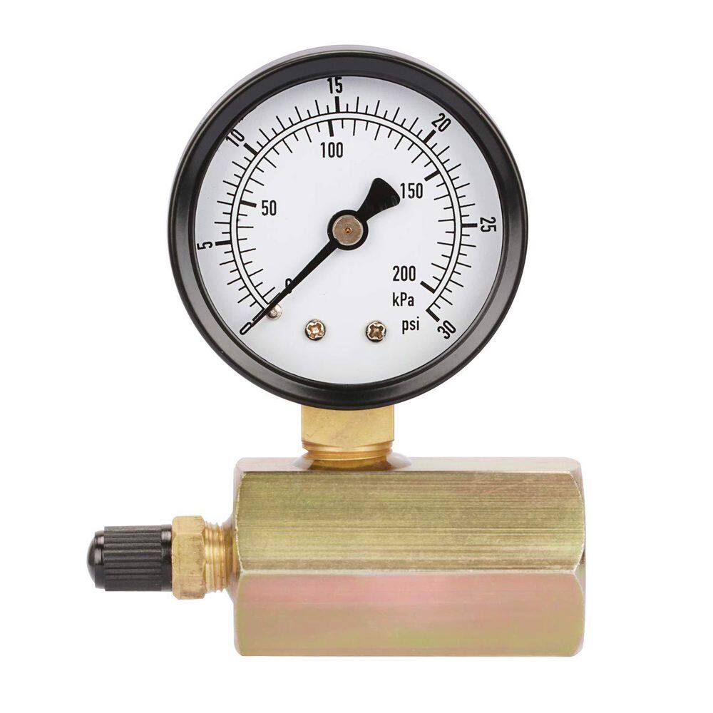 2 in. Dial Zinc Plated Steel Gas Pressure Test Gauge 0-30 psi kpa Double Scale 3/4 in. FNPT Connection Accuracy price history on PriceWatchPro