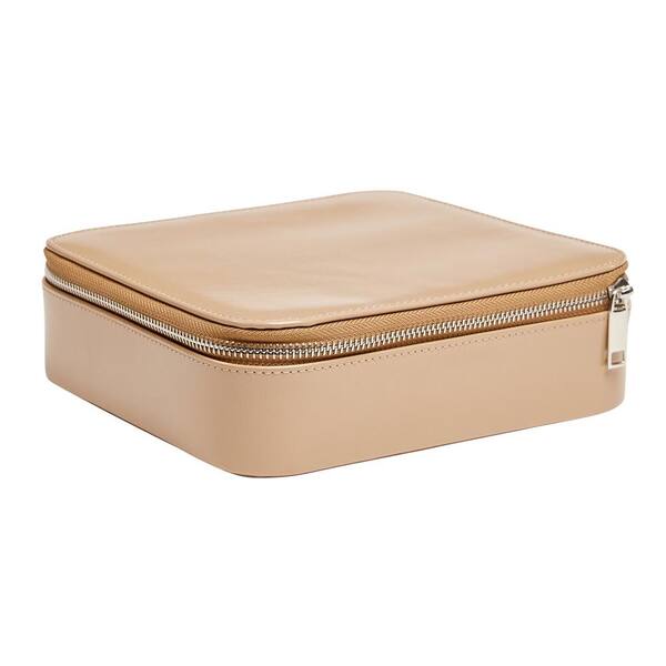 Mele & Co Gracie Tan Faux Leather Jewelry Box