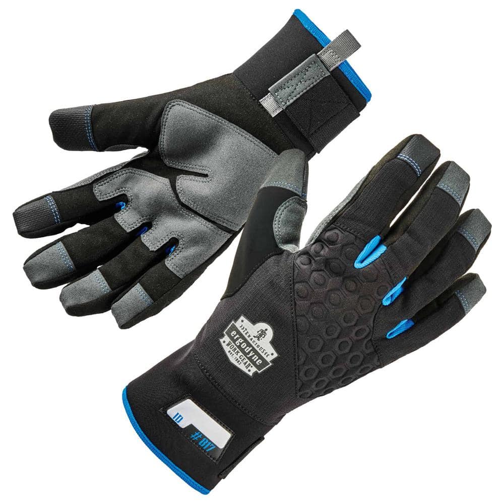 Ergodyne ProFlex 817 X-Large Black Reinforced Winter Work Gloves 817 ...
