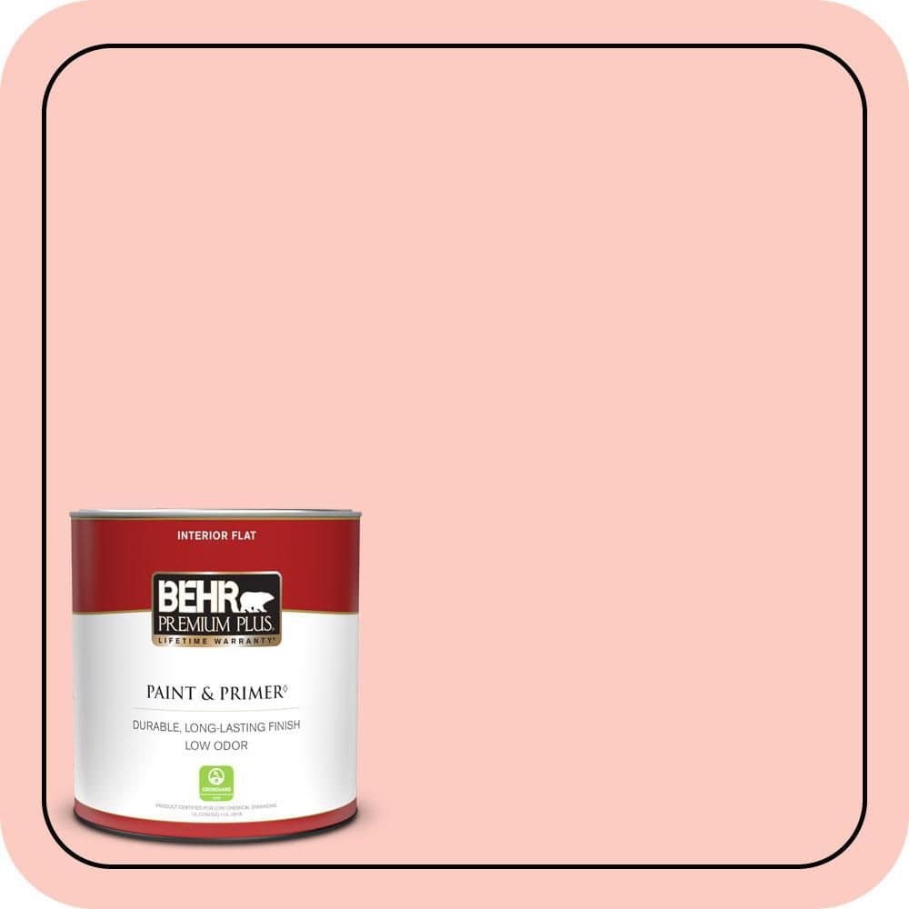 1 qt. #170A-2 Strawberry Mousse Flat Low Odor Interior Paint & Primer price history on PriceWatchPro