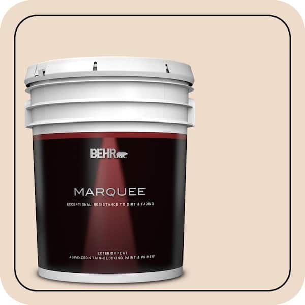 BEHR MARQUEE 5 gal. #290E-1 Weathered Sandstone Flat Exterior Paint & Primer