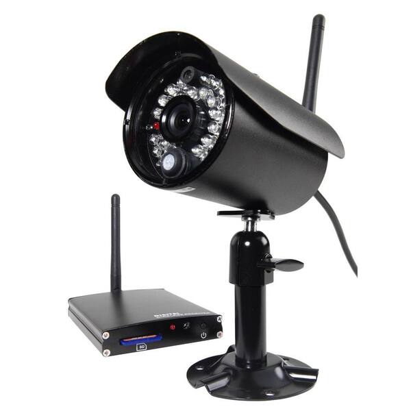 First Alert Wireless 400 TVL 1 Digital Indoor/Outdoor Surveillance Camera and Recording Receiver