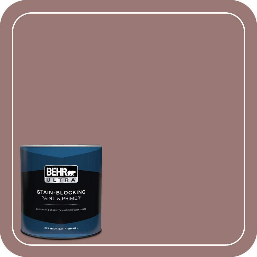 1 qt. #120F-5 Hickory Stick Satin Enamel Exterior Paint & Primer price history on PriceWatchPro