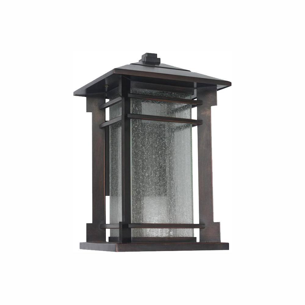 outdoor integrated led wall lantern sconce