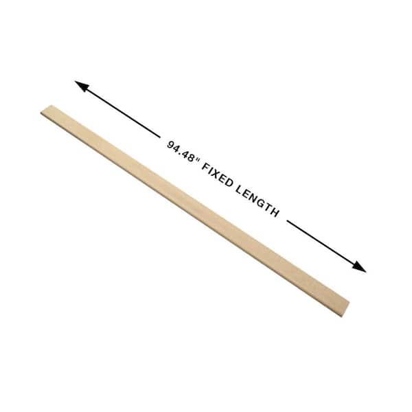 French Oak Lakeport/Maricopa 0.944 in. Thickness X 4.527 in. Width X 94.48 in. Length Vinyl Flush Stair Nose Molding