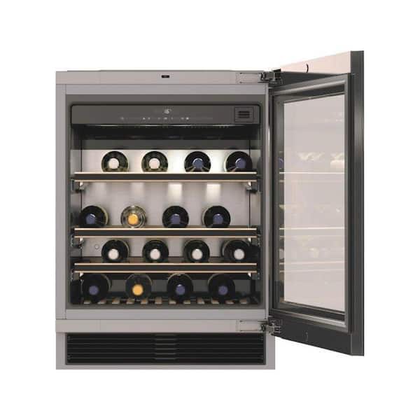 Miele 24 in. 46-bottle Built-In Undercounter Wine Cooler with Push2Open and SommelierSet
