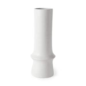 Lafarge 17.3 H White Ceramic Vase