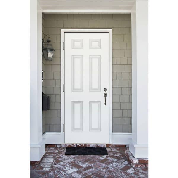 Element Series 6-Panel Primed Steel Prehung Front Door