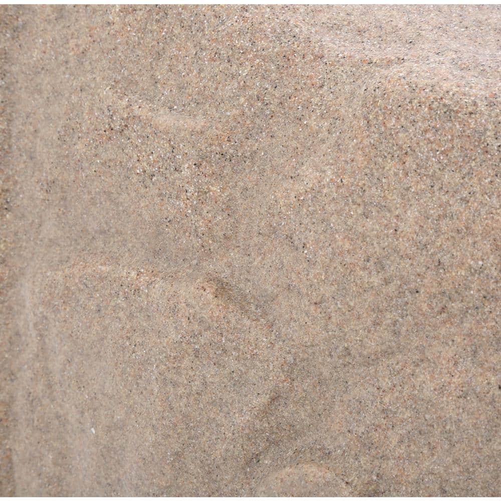 Extra Large Beige Resin Garden Landscape Rock