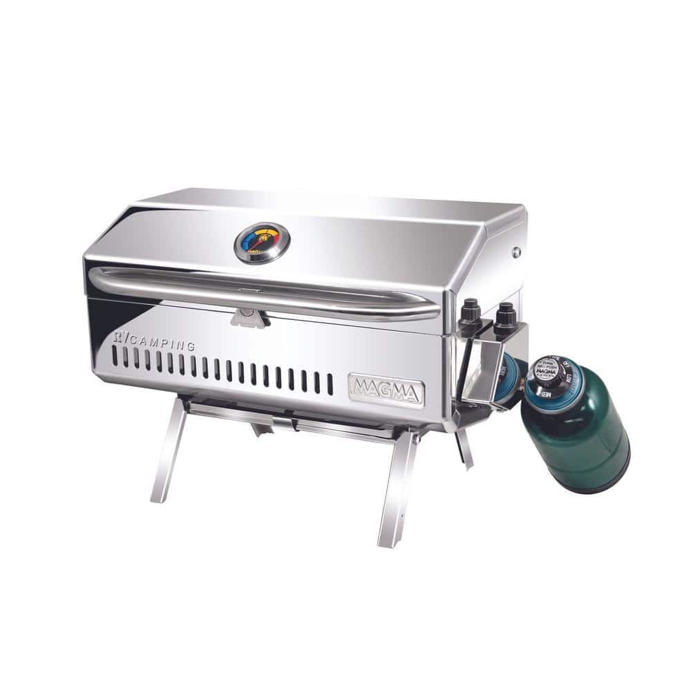 Baja Portable Propane Gas Grill in Stainless Steel
