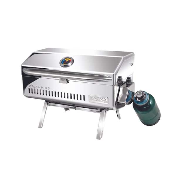 Magma Baja Portable Propane Gas Grill in Stainless Steel