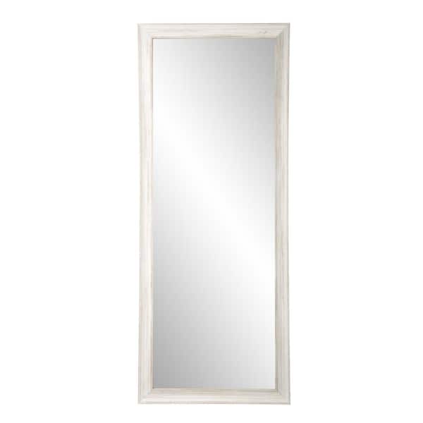 BrandtWorks 25 in. W x 70 in. H Coastal Whitewood Wall Mirror