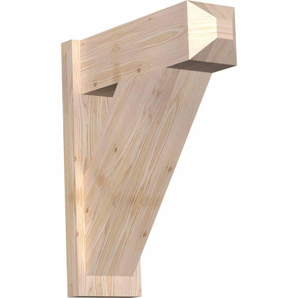 Ekena Millwork 8 in. x 26 in. x 22 in. Traditional Craftsman Smooth Douglas Fir Outlooker