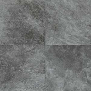 Continental Slate English Grey 12 in. x 12 in. Porcelain Floor and Wall Tile (15 sq. ft. / case)