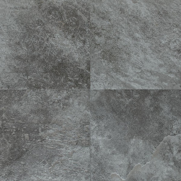 Daltile Continental Slate English Grey 12 in. x 12 in. Porcelain Floor and Wall Tile (15 sq. ft. / case)