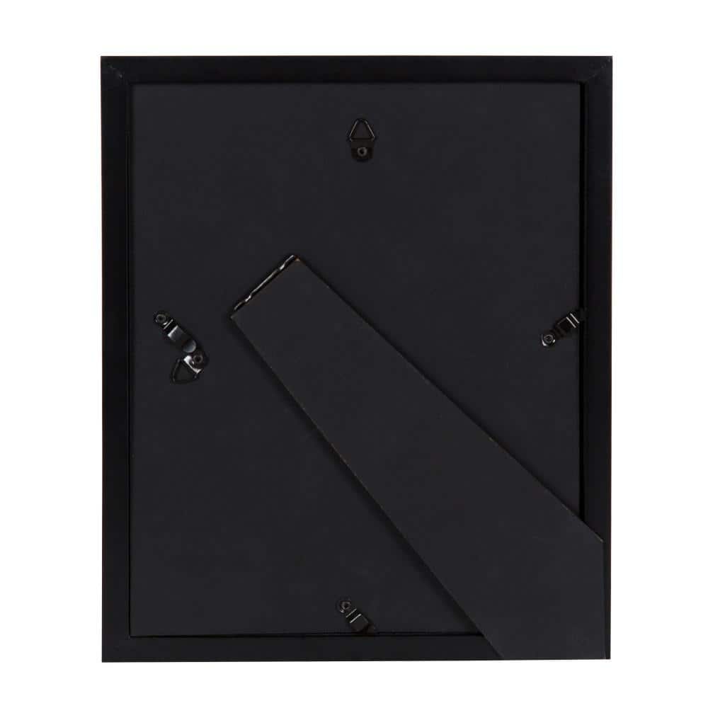 Classic Black Wood Gallery Frame Set for 8x10 or 5x7 Photos, Pack of 4