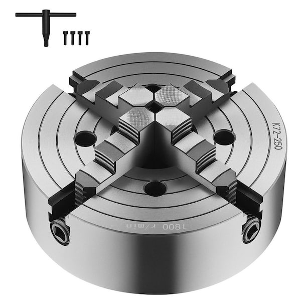 SKYSHALO 3-Jaw Lathe Chuck 3 in. (80 mm) Self-Centering