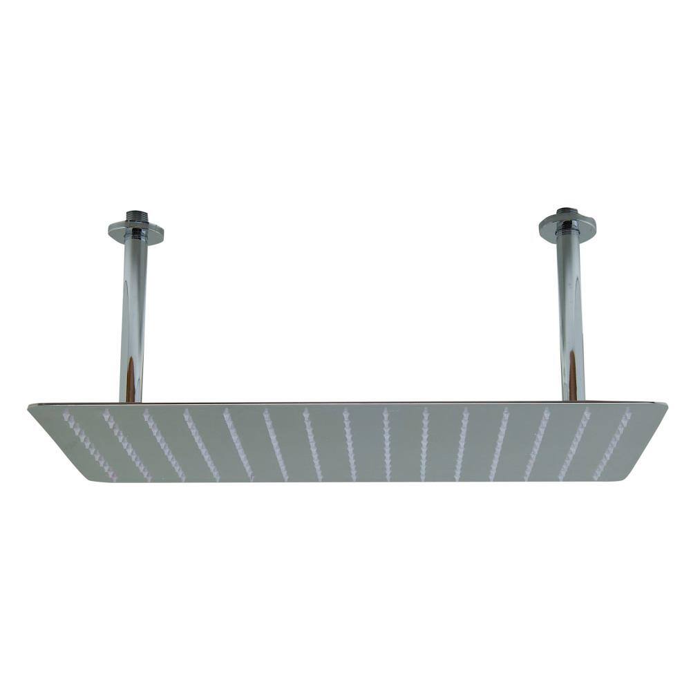 Ultra Thin 20-Inch Polished Stainless Steel Rain Shower Head