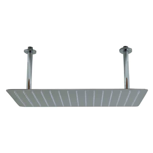 ALFI BRAND 1-Spray 20 in. Single Ceiling Mount Fixed Rain Shower Head in Polished Stainless Steel