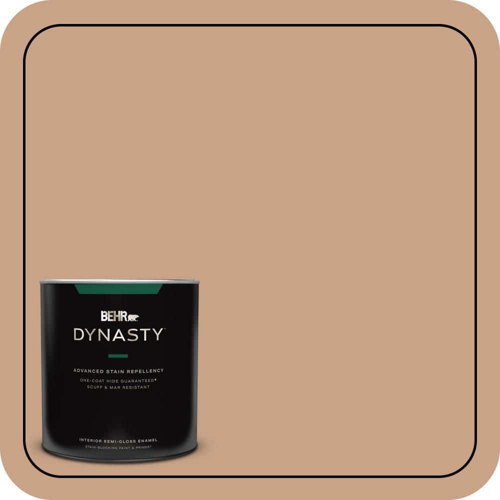 1 qt. #S230-4 Granola One-Coat Hide Semi-Gloss Enamel Interior Stain-Blocking Paint and Primer price history on PriceWatchPro