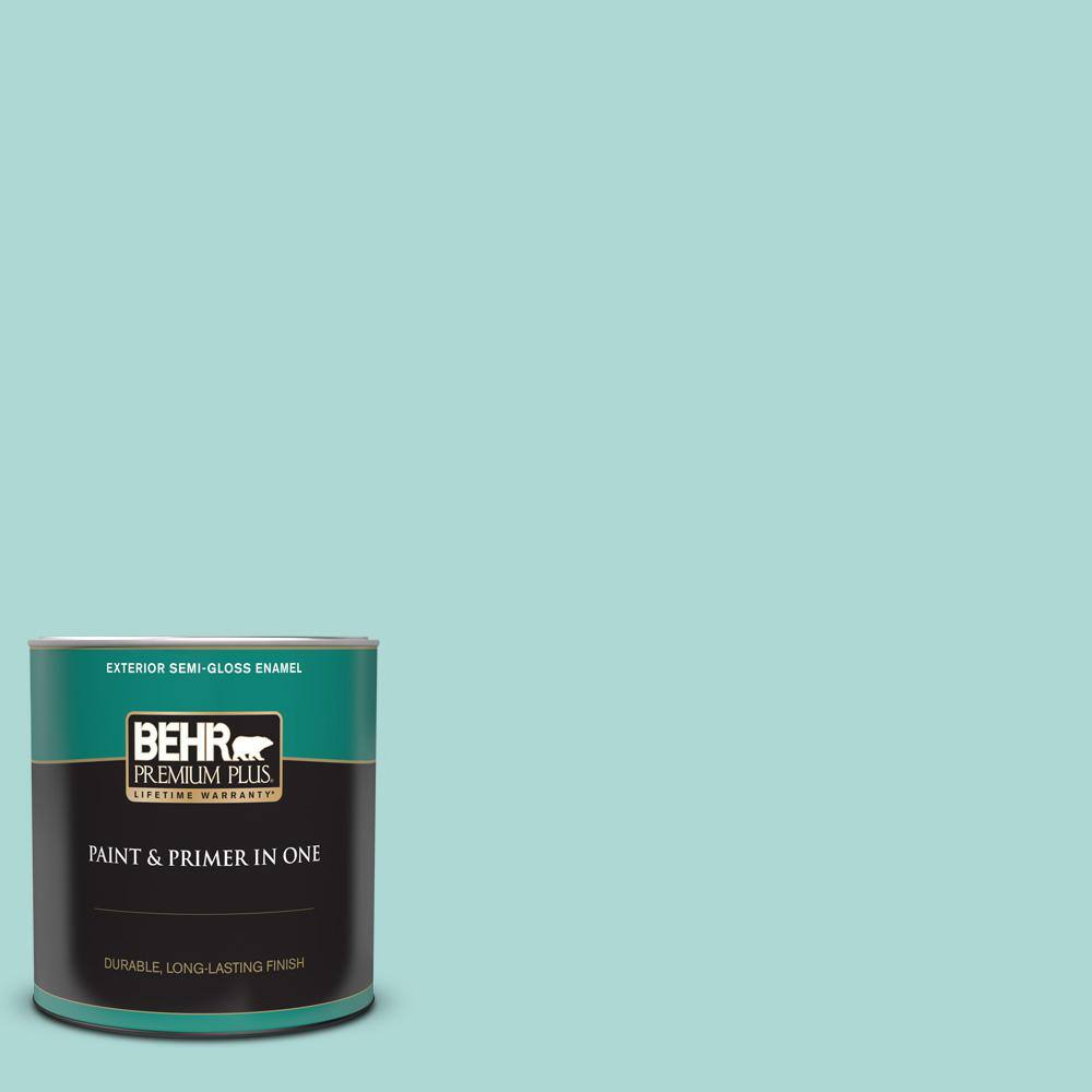 BEHR PREMIUM PLUS 1 qt. M4503 Wave Top SemiGloss Enamel Exterior