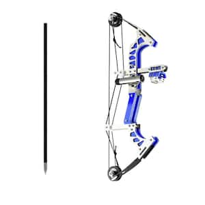8.5 in. Metal Mini Archery Laser Compound Bow, Hunting Bow for Hunting Shooting Practice