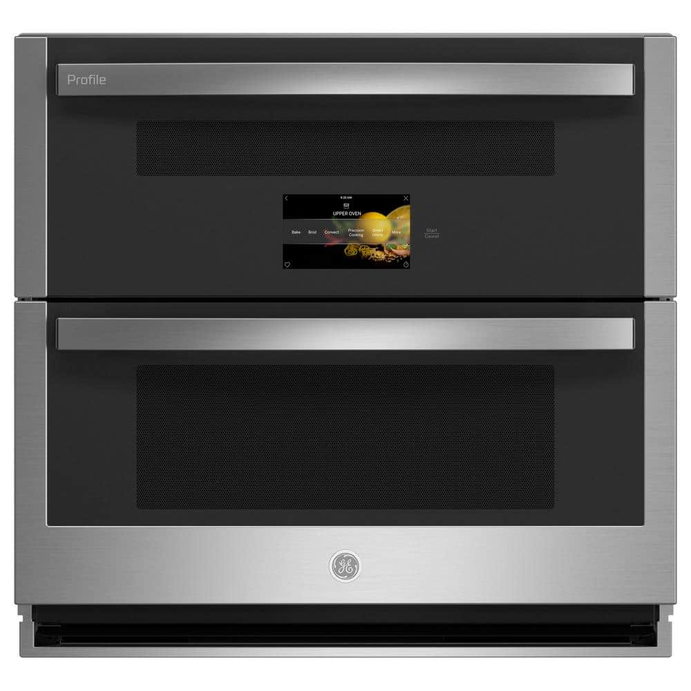 GE Profile 30 in. Smart Double Electric Wall Oven with Convection and Self Clean in Stainless Steel