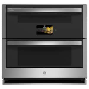Profile 30 in. Smart Double Electric Wall Oven with Convection and Self Clean in Stainless Steel