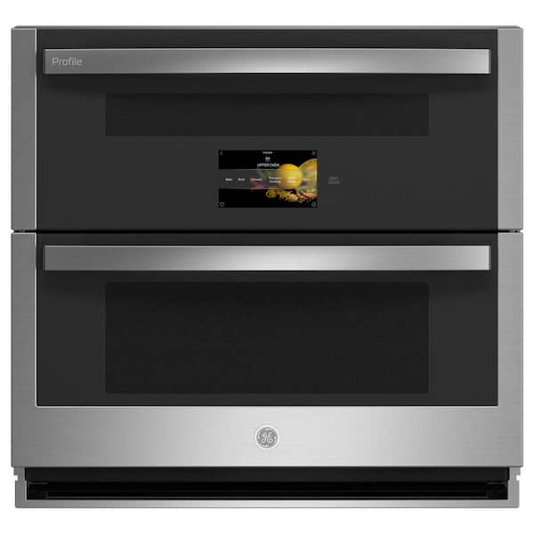 GE Profile 30 in. Smart Double Electric Wall Oven with Convection and Self Clean in Stainless Steel
