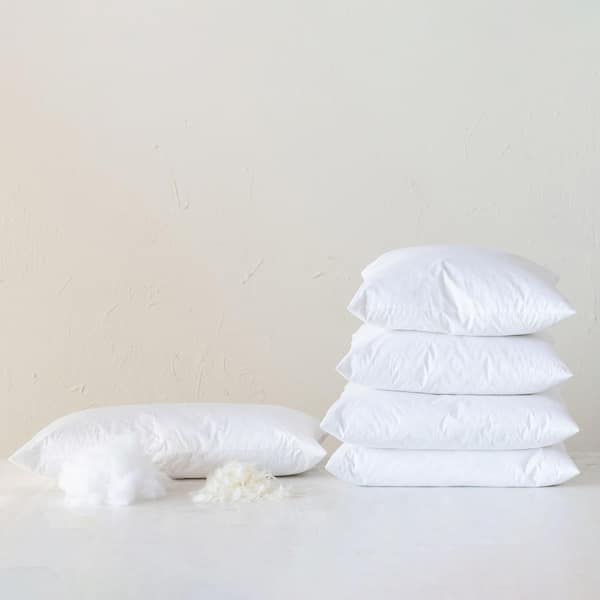 Duck Feather 18 in. Down Pillow Insert