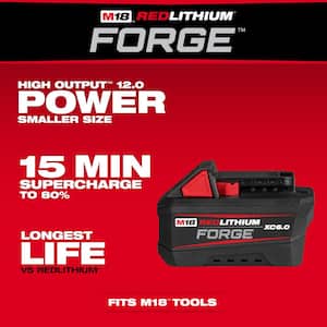M18 18V Lithium-Ion HIGH OUTPUT Starter Kit with REDLITHIUM FORGE 6.0Ah Battery and Super Charger (2-Pack)