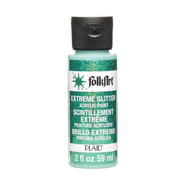 FolkArt 2-oz. Emerald Extreme Glitter Craft Paint