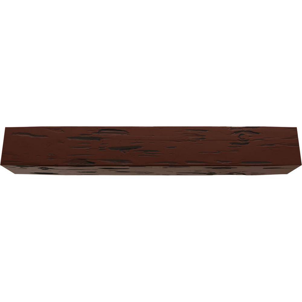 Natural Pecan Faux Wood U-Beam 6" x 6" x 8'