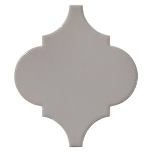 LuxeCraft Gray Arabesque 6 in. x 6 in. Glazed Wall Ceramic Tile (10.8 sq. ft./Case)