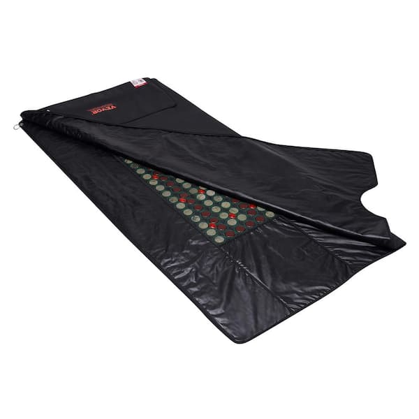 Sauna Blanket for Detoxification 1-6 Level Temp 1-Person Indoor Fabric Frame Infrared Sauna 75 x 35 in. with Sauna Bag