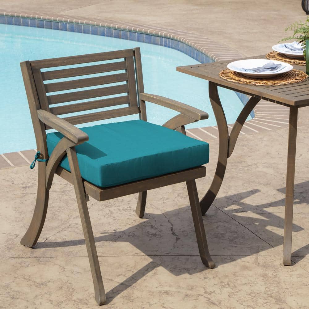 Lake Blue Leala Outdoor Polyester Seat Cushion 21" x 21"