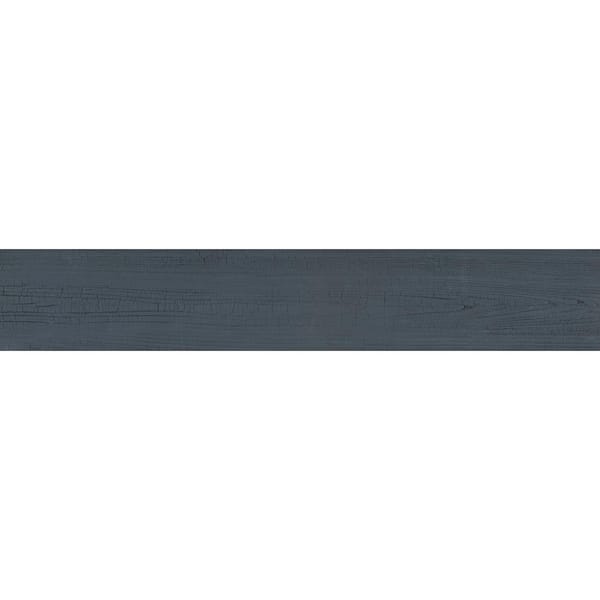 EMSER TILE Yakedo Navy 7.76 in. x 46.89 in. Matte Porcelain Wood Look Floor and Wall Tile (10.18 sq. ft./Case)