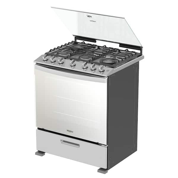 30 in. 5.1 cu.ft. Gas Range with Self-Cleaning in. Stainless Steel