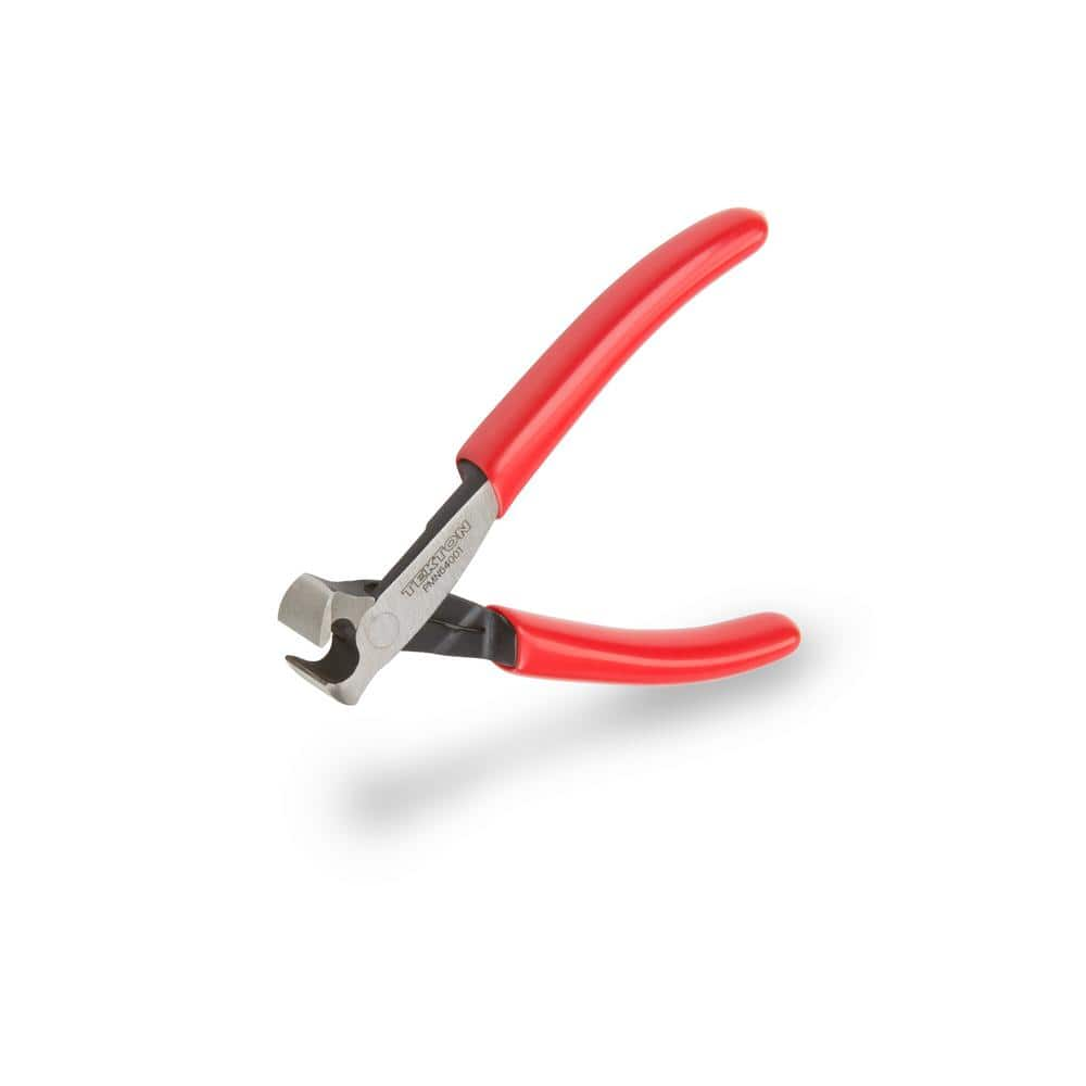 KNIPEX 5-1/2 in. Long Nose Pliers with Cutter Comfort Grip and Chrome  Plating 25 05 140 - The Home Depot