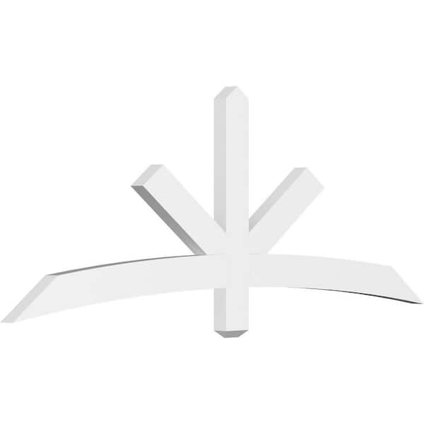 Ekena Millwork Alberta 72 in. W x 27 in. H x 2 in. D Signature Polyurethane Bracket
