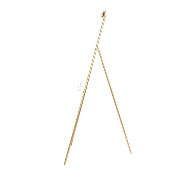 Folding Flipchart Easel Finish Gold - Party Rentals NYC
