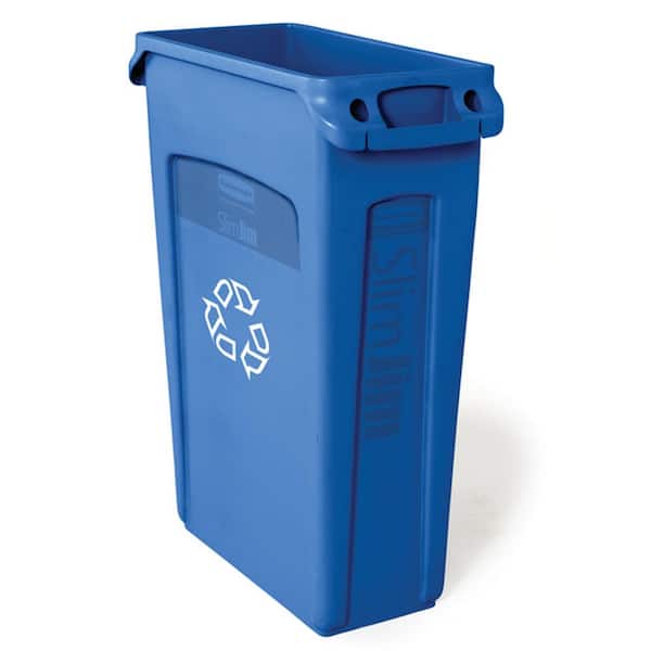 https://images.thdstatic.com/productImages/f8610da4-a245-4c8f-80bd-88cbb04a7538/svn/rubbermaid-commercial-products-recycling-bins-fg354007blue-64_600.jpg