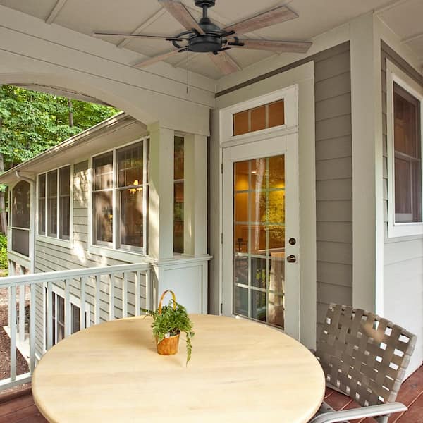 Makenna 52 in. Indoor/Covered Outdoor Ceiling Fan in Matte Black